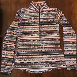 Nike Quarter Zip Running Top with Thumb Holes